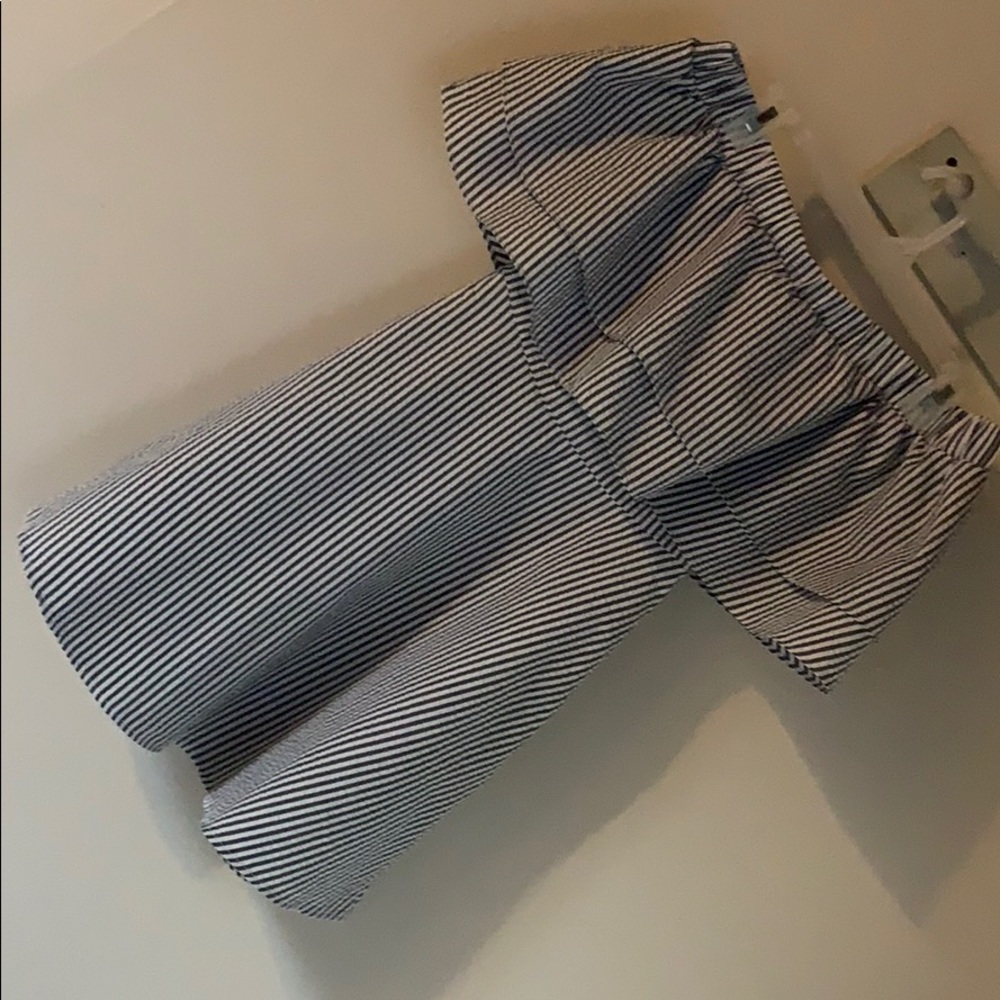 MISGUIDED STRIPED RUFFLE DRESS - Picture 2 of 9